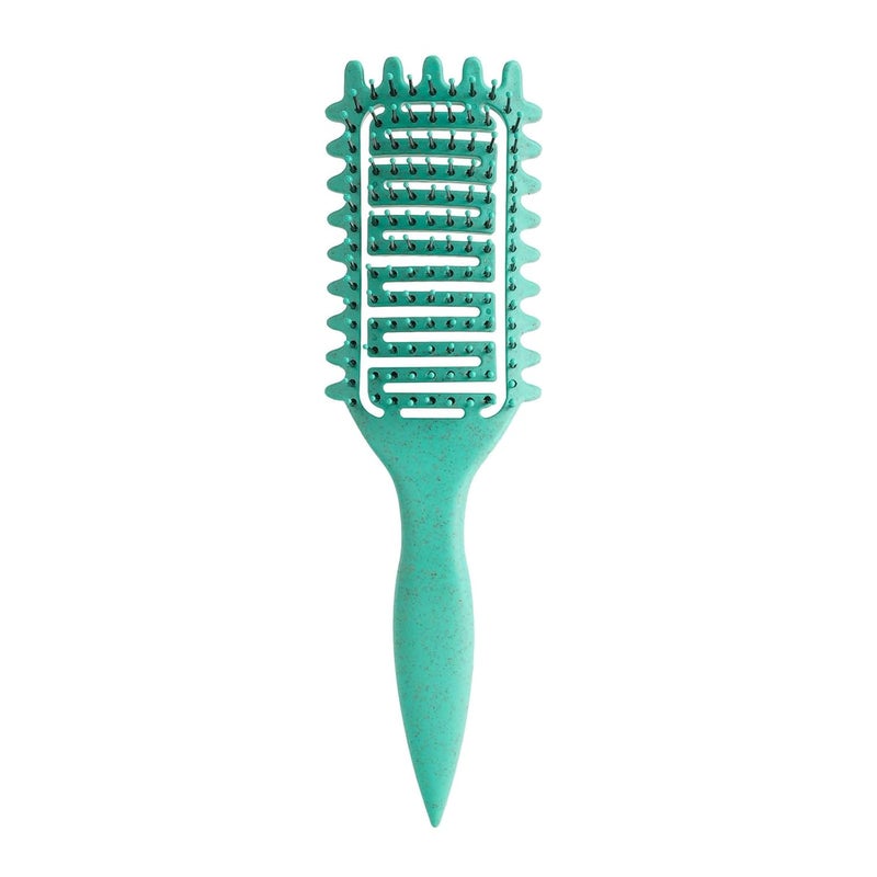 Yingbtr Curl Defining Brush,2024 Curly Hair Brush,Vented Hair Brush for Detangling, Shaping and Defining Curls For Women and Men Less Pulling (Green) - Image 1